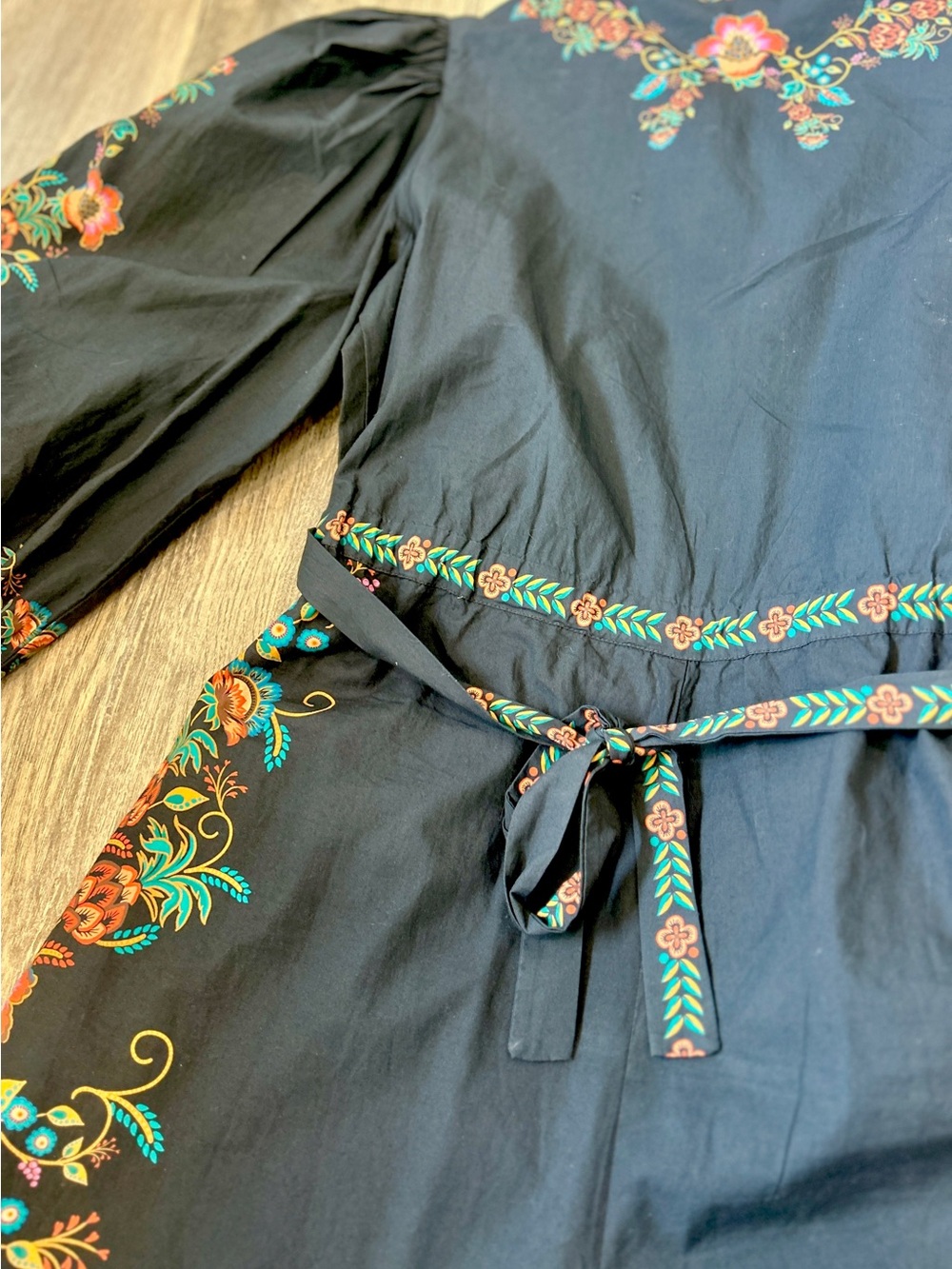 Farm Rio x Anthropologie Poplin Printed Shirting Jumpsuit - Medium - Picture 8 of 15